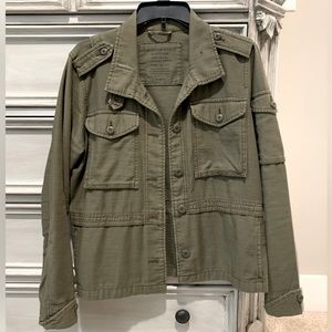 American Eagle Army Green Lightweight Utility Jacket - Medium Lk New